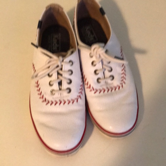 Keds Shoes - Keds leather baseball sneakers.